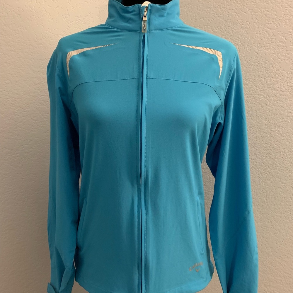 Blue Callaway Zip-Up Jacket